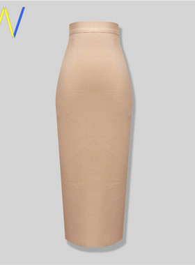 Plus Size Knee Length Bandage Skirt for Women Pencil Skirts