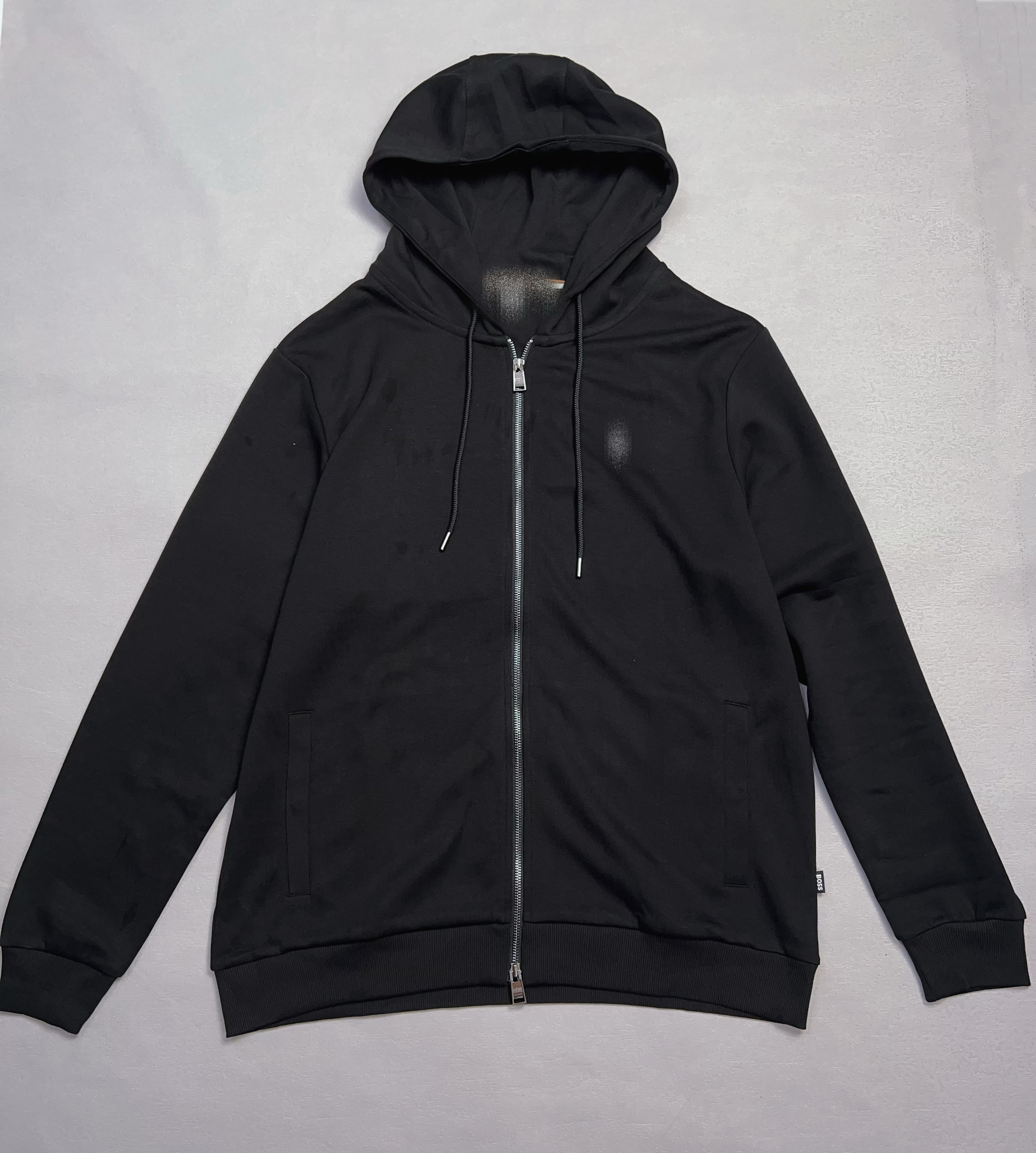 秋冬连帽开衫拉链休闲经典金属柔软舒适棉男士卫衣长袖卫衣外套