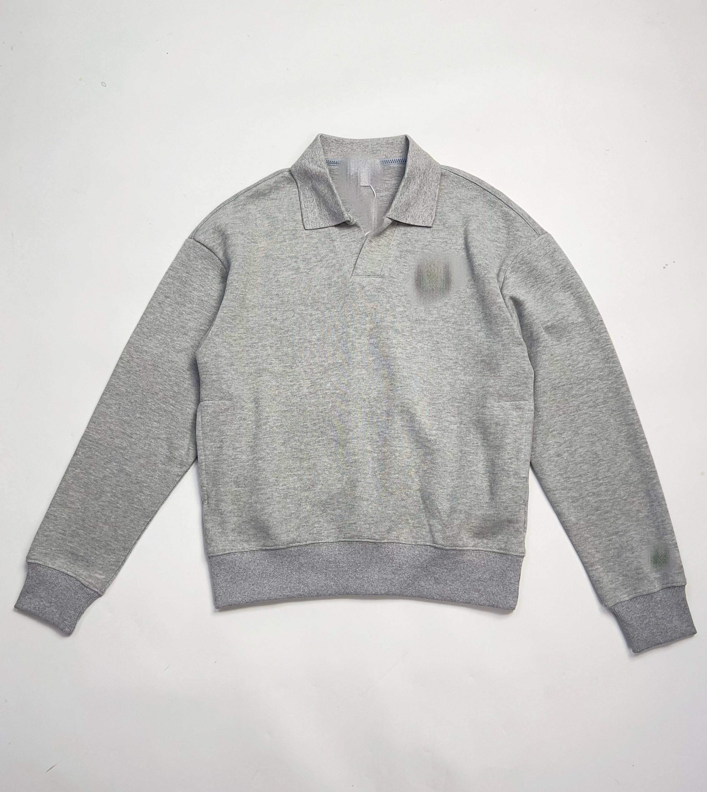 秋冬新款男女同款情侣款棉质运动卫衣刺绣翻领套头长袖卫衣外套