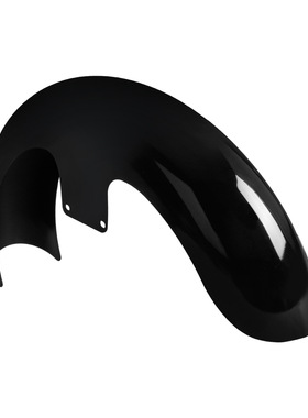 哈雷街道滑翔 大滑翔 路王亮黑色改装哈雷挡泥板21寸前挡泥板