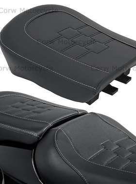 用于Sportster S 1250 RH1250 2022 摩托车加大后皮坐垫后乘客坐