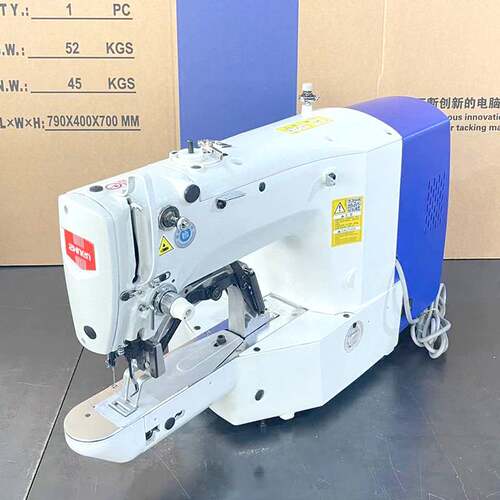 中能1900A电脑套结机 服装加固用高速电子加固机 电脑打枣机