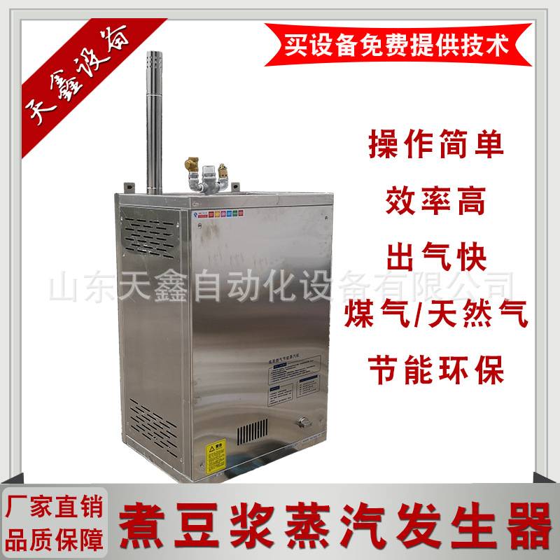煮豆浆机器 燃气蒸汽发生器 30/40/50/60火排煤气锅炉 豆制品设备