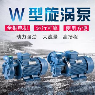 新款W型单级旋涡离心泵高压锅炉给水泵380V卧式高扬程清水增包邮