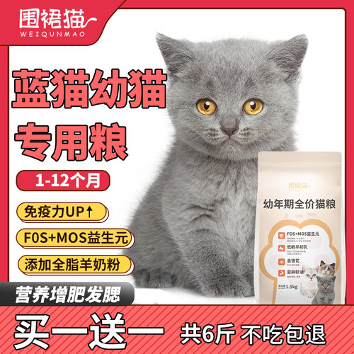 买一送一幼猫高蛋白6斤天然粮