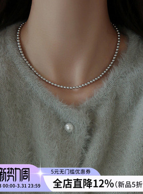 饰悟珍珠女细珍珠叠戴项链
