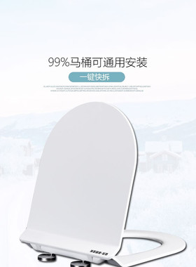 通用美标AmericanStandard马桶盖家用加厚坐便老式配件恒碧厕所板