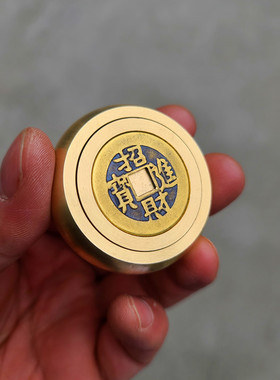 黄铜手把件可旋转玩具工艺品赚钱