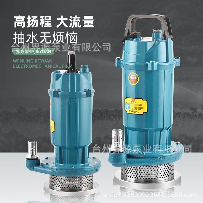 QDX家用潜水泵小型农用清水泵井用农田灌溉大流量高扬程抽水泵