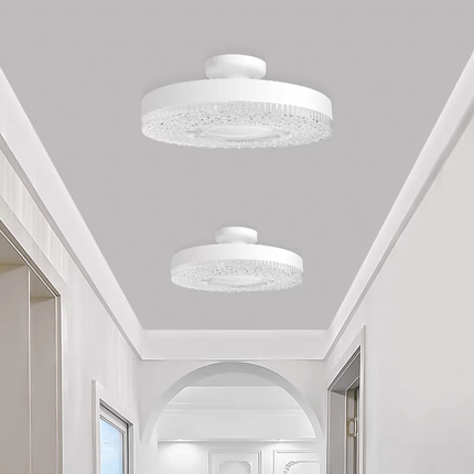 新款超亮节能护眼E27螺口LED水晶飞碟灯泡仓库客厅卧室阳台家用