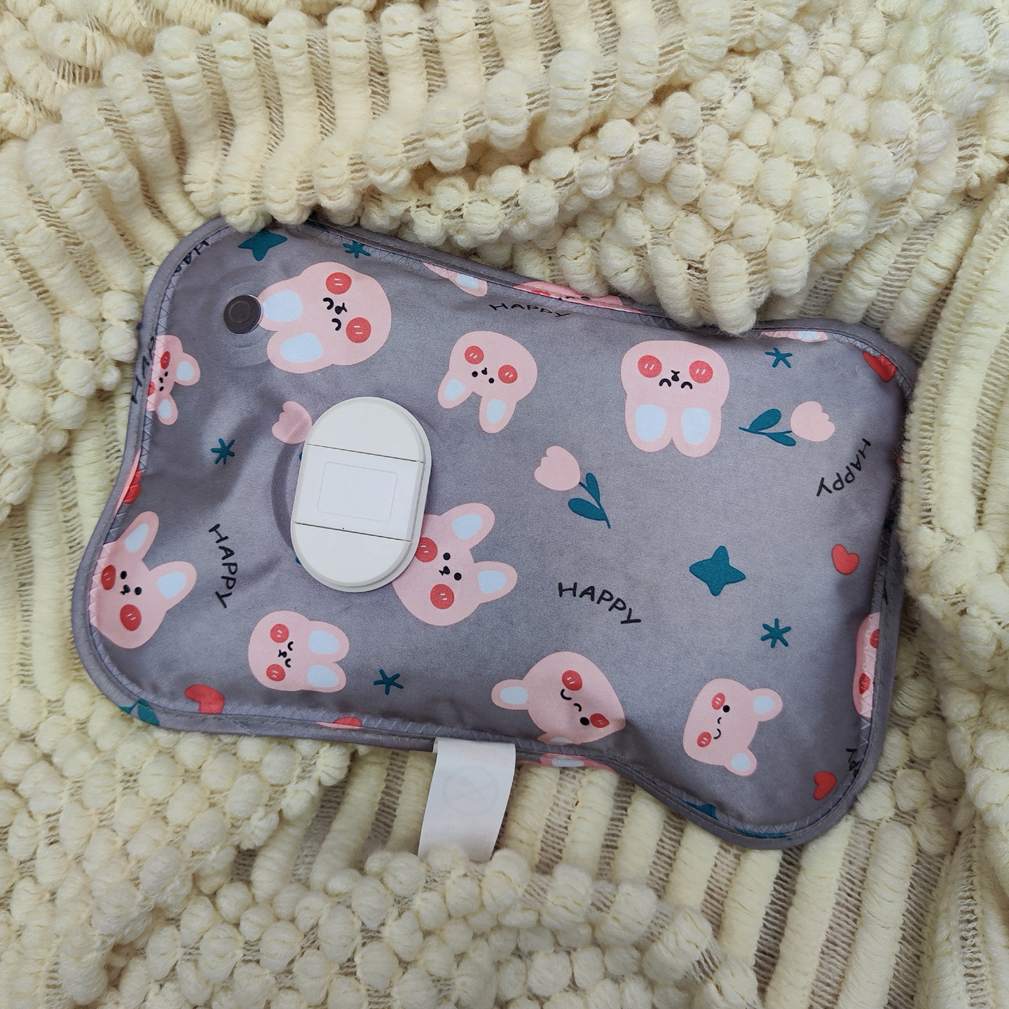 已注水卡通电热水袋防爆烫手型暖手宝暖被窝暖腰宫暖脚内胆充电款