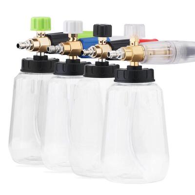 高压洗车1.5L泡沫喷壶 红色头 泡沫发生器 发泡器工具 FTY