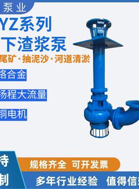 100YZ150-25-22KW液下渣浆泵立式泥浆泵污水泵高铬合金自吸抽水泵
