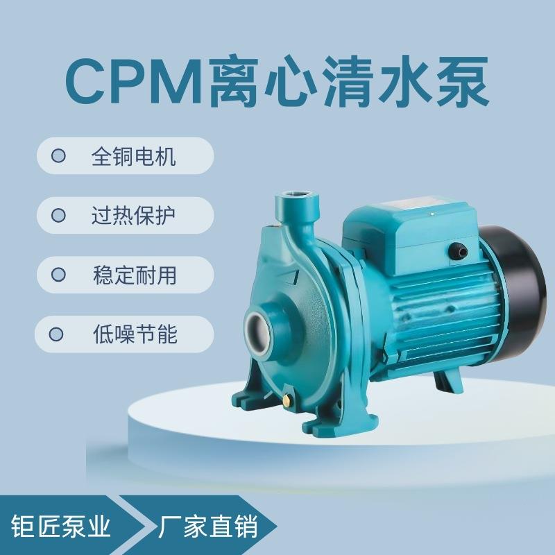CPM抽水泵小型铸铁清水泵卧式自吸泵浙江温岭水泵厂家离心泵