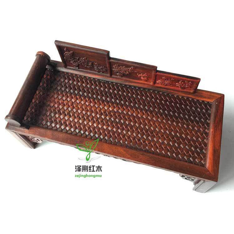 红实木雕工艺品中式仿古明清微缩微型家具模型 红酸枝紫檀小摆件