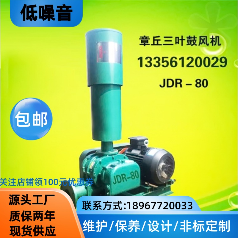 三叶罗茨鼓风机SR直销鱼虾蟹塘37kw4kwHDSR75kw水冷式380vSSR55kw