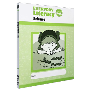 Evan-Moor Everyday Literacy Science Grade Prek SE 小学者的每日课堂系列 科学 幼儿园小中班 作业本 美国加州教辅 evanmoor