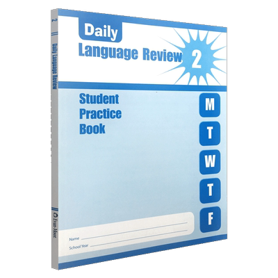 Evan-Moor Daily Language Review Grade 2 SE 每日练习系列 语言复习 二年级 无答案作业本 美国加州教辅