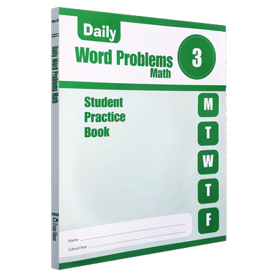 Evan-Moor Daily Word Problem Math（2019版） Grade 3 SE 每日练习系列 数学应用 三年级 作业本 美国加州教辅 evanmoor