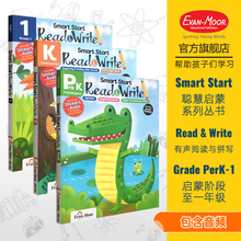 Evan-Moor Smart Start Read &Write 聪慧启蒙系列 有声阅读与拼写 幼儿园小中班到一年级 少儿英语 原版进口 英文书趣味性