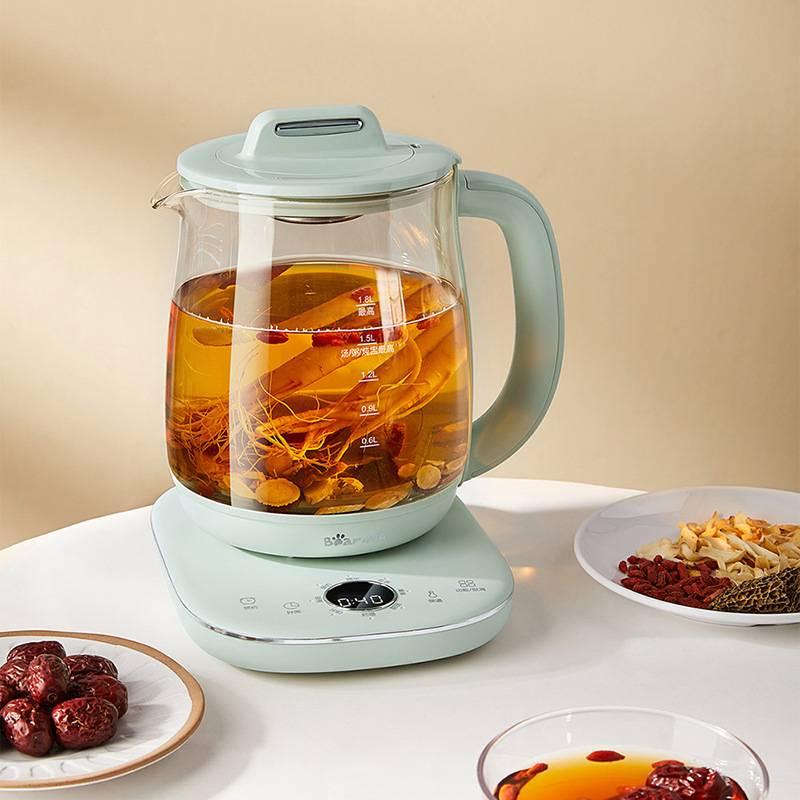 官方正品小熊YSH-B18P1养生壶煮茶壶电水壶花茶壶1.8L烧水壶316不