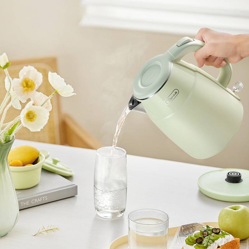 官方正品小熊电热水壶ZDH-Q15Z3家用烧水壶不锈钢自动断电1.5L容