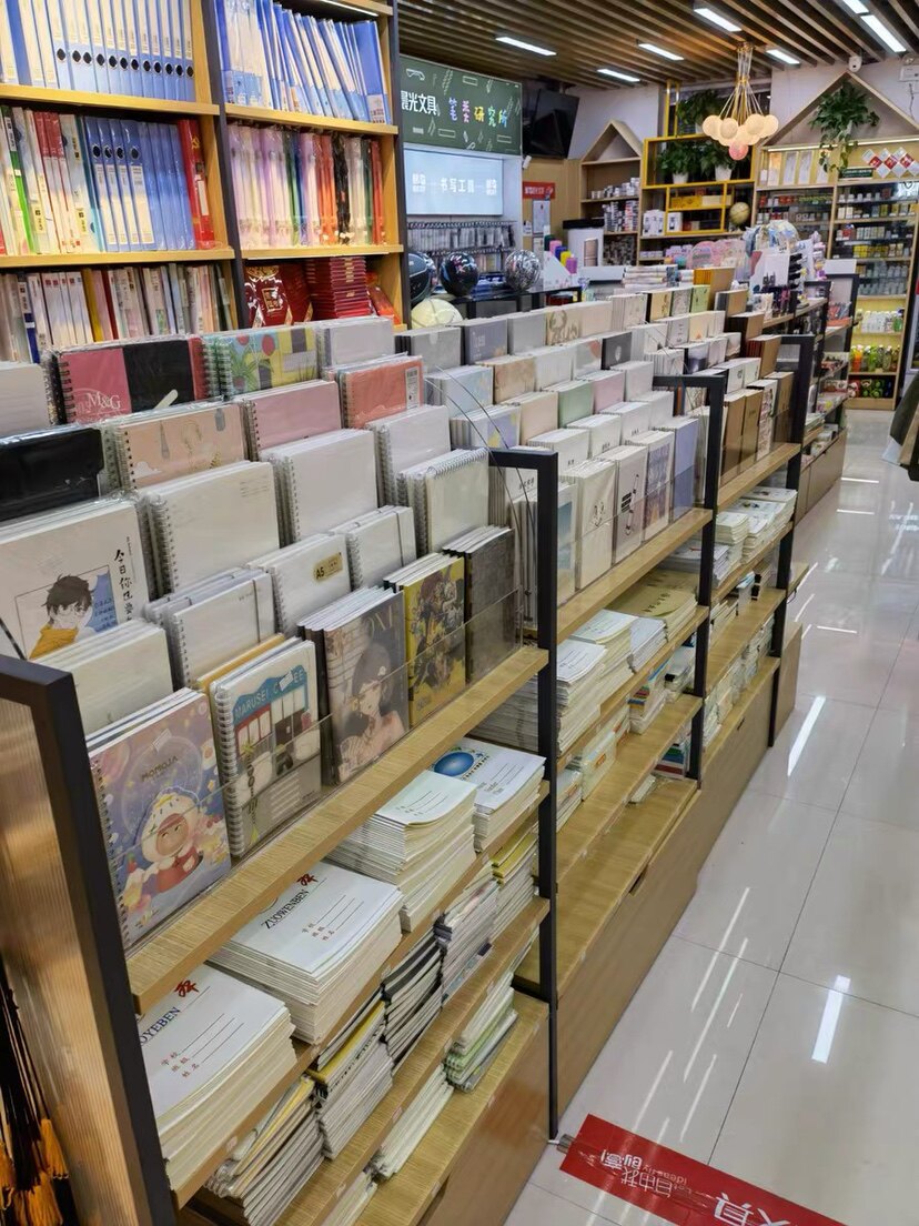 亚克力本册架书本收纳盒透明本子展示架阶梯超市文具店收纳置物架