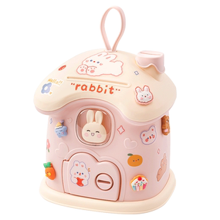 存钱罐儿童2026年新款女孩零钱密码箱男孩只进不出纸币卡通储蓄罐