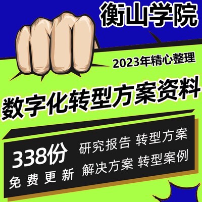 数字化转型方案资料 智能数据化数字化转型解决方案设计合集素材