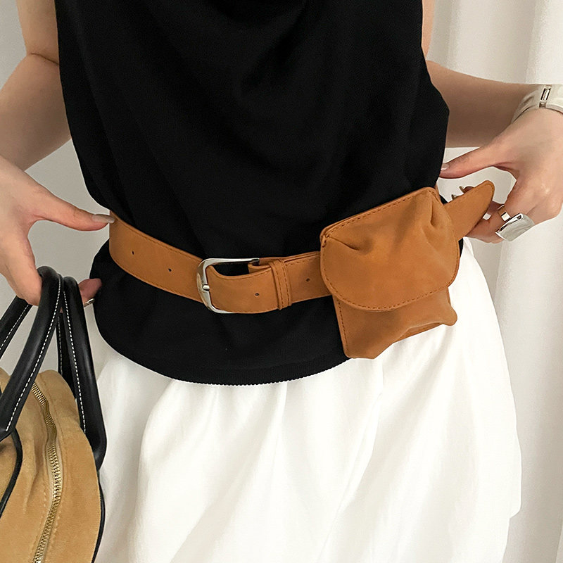 韩系复古小腰包配饰皮带女新款磨砂高级感时尚简约翻盖方形包腰带,服饰配件/皮带/帽子/围巾,腰带/皮带/腰链,淘宝优惠券,粉丝福利购,淘宝优惠卷