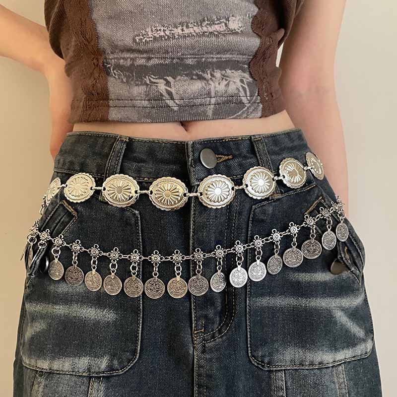 民族风高级感流苏腰带百搭