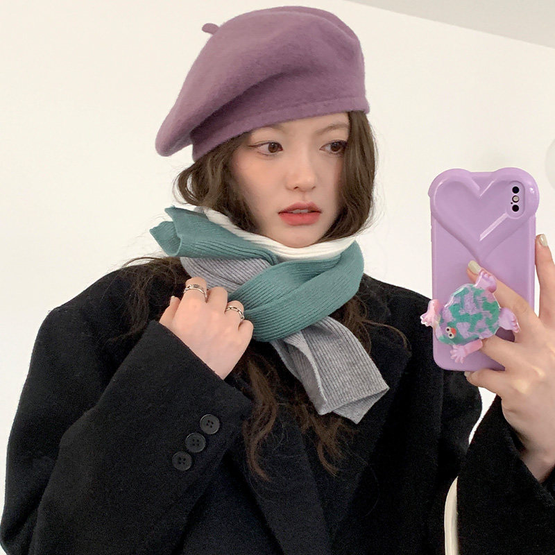 围巾女秋冬季新款2025年学生韩版ins风潮流百搭时尚简约休闲保暖