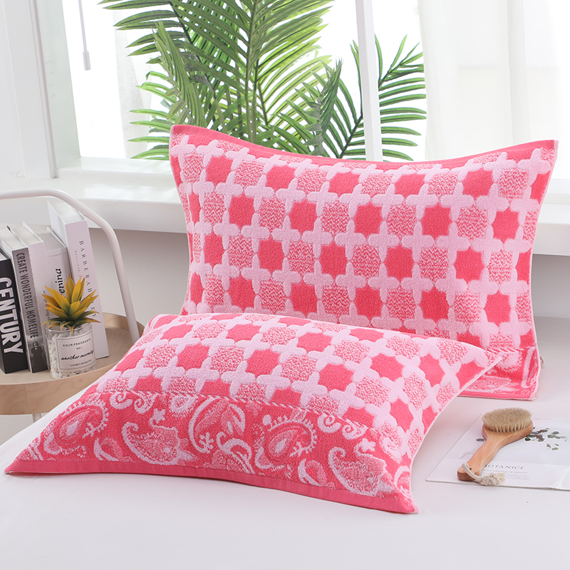 纯棉枕巾蒂法加厚四季通用全棉