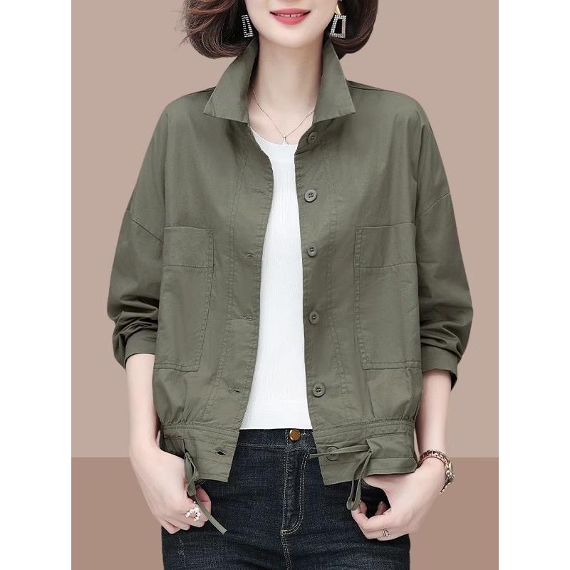 香港TIMO春秋季短外套女士休闲夹克开衫宽松减龄小个子棒球服上衣