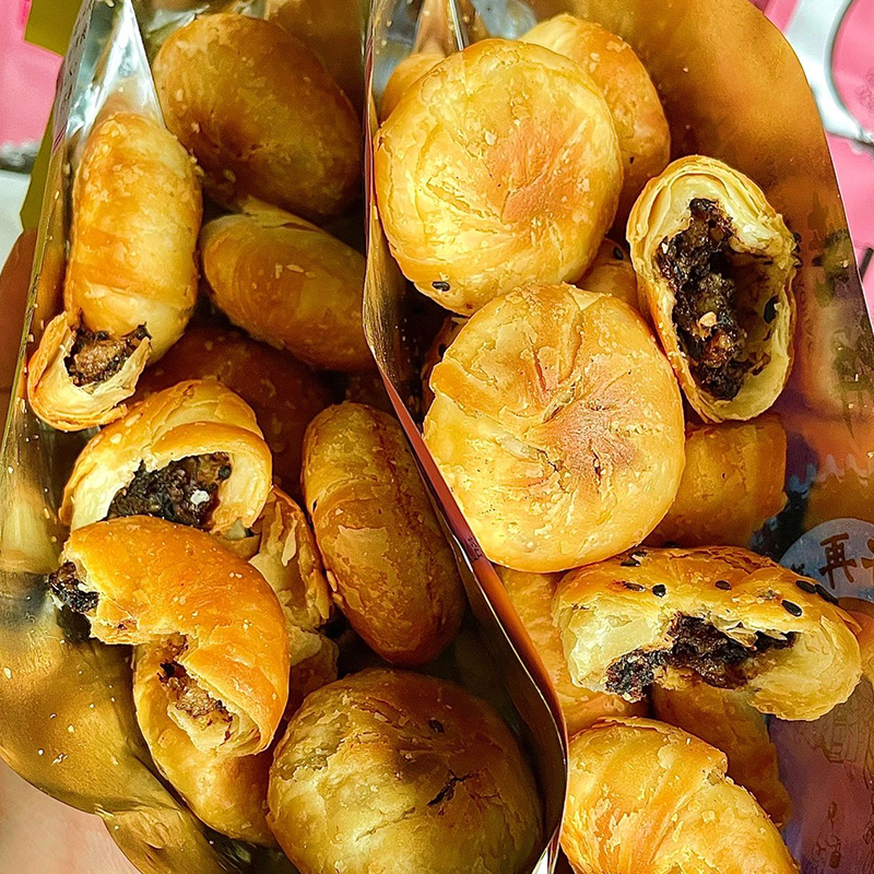 80枚安徽正宗特产黄山烧饼梅干菜