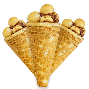 240杯 甜筒脆皮脆脆筒巧克力脆脆杯星球饼干小零食品（代可可脂）