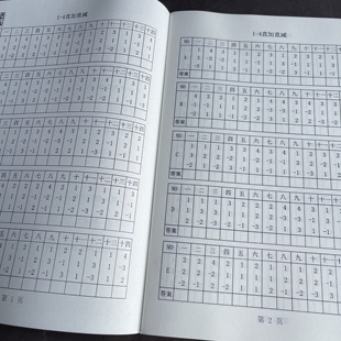 珠心算题册练习本全套珠算初级高级教材第一阶神墨书考级单算盘