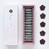 闲闷慢煮玫瑰熟茶迷你梅花形玫瑰花普洱熟茶花组合茶4克小饼 包邮