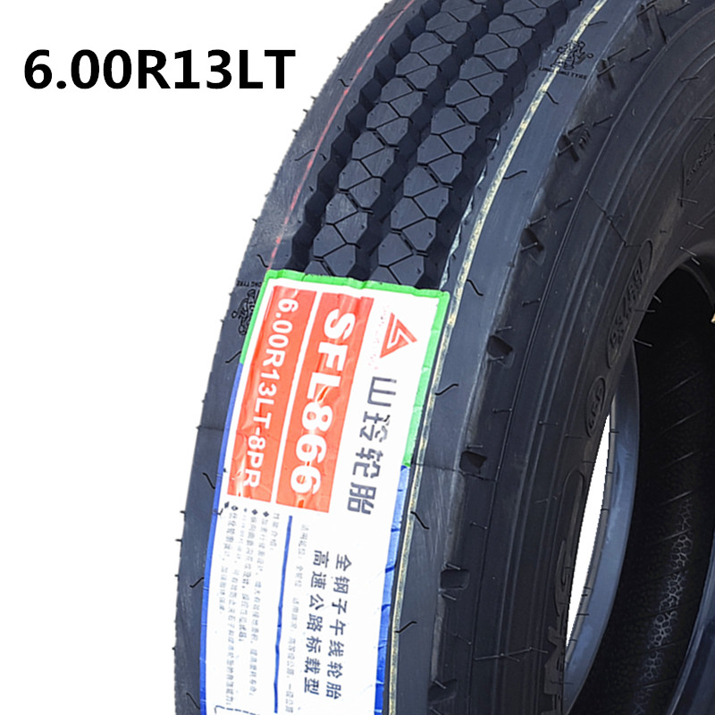 山玲6.00R13LT全钢丝轻卡货车轮胎600R13全钢子午线轮胎