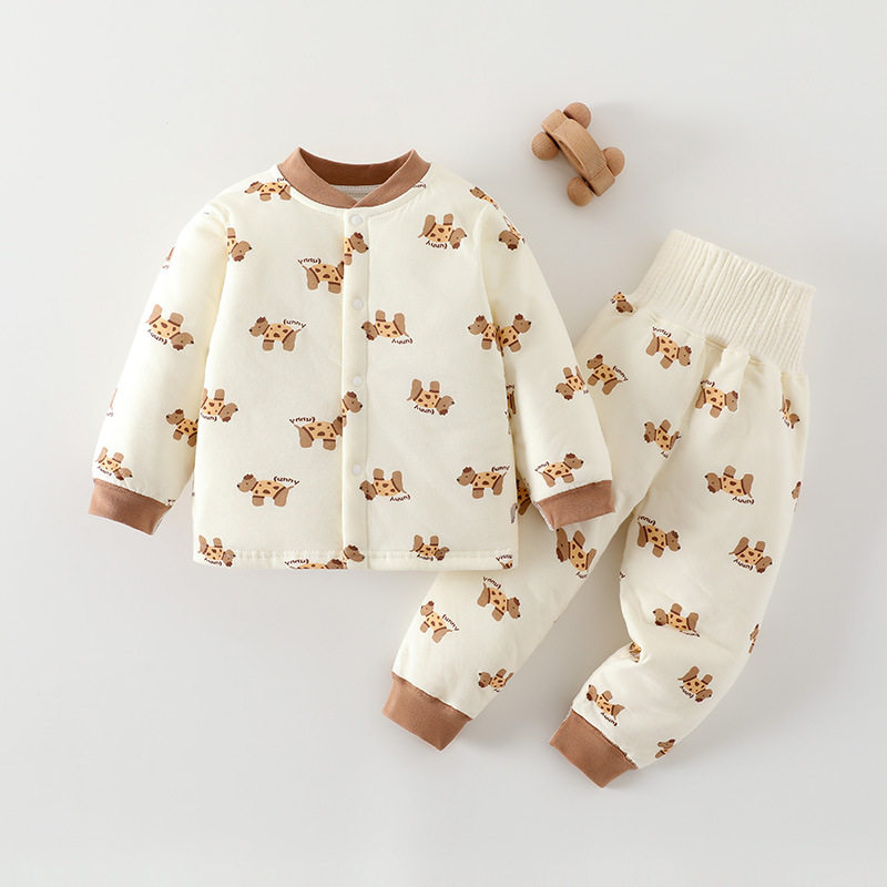 婴儿衣服套装秋冬季分体夹棉保暖衣服儿童纯棉秋衣秋裤薄棉秋冬,童装/婴儿装/亲子装,内衣套装,淘宝优惠券,粉丝福利购,淘宝优惠卷