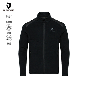 BLACK YAK/布来亚克抓绒衣男24秋冬户外抓绒保暖休闲夹克WVM543