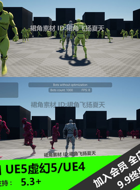 UE5虚幻4 实用AI智能自动优化器插件工具NPC Optimizer