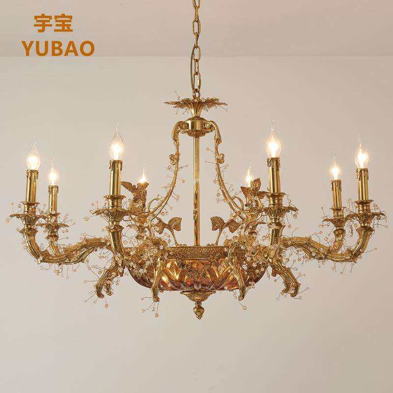 美式吊灯家装客厅卧室餐厅书房复古创意欧式蜡烛别墅灯具,鲜花速递/花卉仿真/绿植园艺,割草机/草坪机,淘宝优惠券,粉丝福利购,淘宝优惠卷