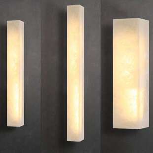 户外防水长条云石壁灯入户别墅庭院柱头灯室内壁灯代发中山灯