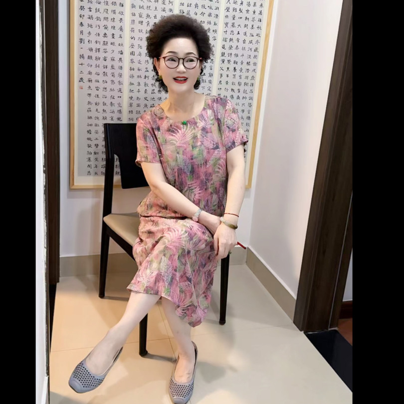 2025夏新款时尚洋气女士上衣中老年女装