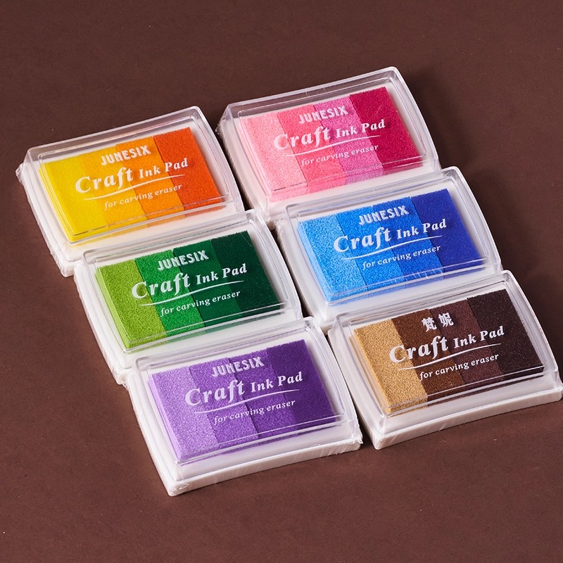 15混色印油会计盖章油印泥印台