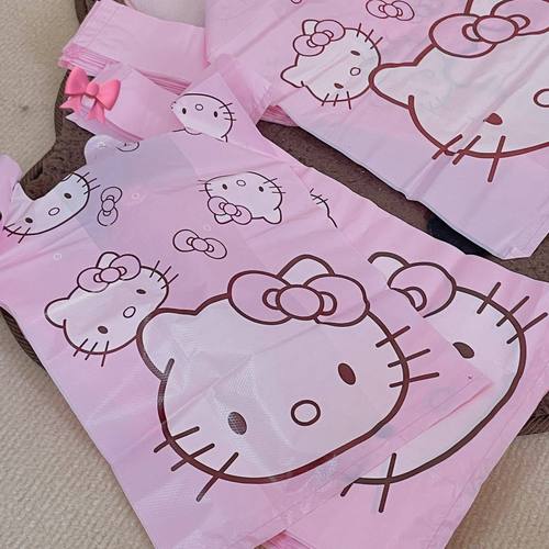 kitty猫塑料袋超小礼品物背心袋