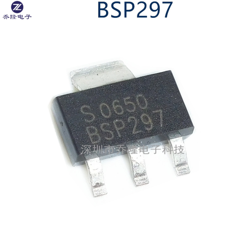 原装正品  BSP297  SOT223  MOS管场效应管  200V 0.65A N沟道