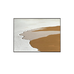 轻奢电表箱画装饰画新竖款现代简约侘寂风餐厅遮挡左右推拉抽象画