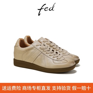 女鞋 内增高休闲鞋 运动鞋 fed复古德训鞋 S0105 新款 女款 ZCA783 春季